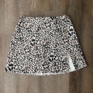 Princess Polly Leopard Mini Skirt